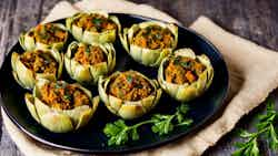 Pugliese Stuffed Artichokes