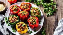 Pugliese-style Stuffed Bell Peppers