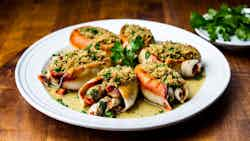 Pugliese-style Stuffed Squid