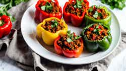 Punjene Paprike (montenegrin Style Stuffed Bell Peppers)