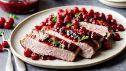 Puolukkakastikkeella Kuorrutettu Porsaanfilee (lingonberry Glazed Pork Tenderloin)