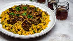 Qabuli Pulao (hazaragi Spiced Beef And Rice Pilaf)