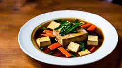 Qing Cai Hong Shao Dou Fu (braised Tofu With Vegetables)