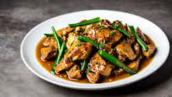 Qing Jiao Ji (braised Chicken With Green Peppers)