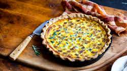 Quiche Lorraine: Bacon And Cheese Quiche