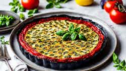 Ratatouille Tart With Herbed Goat Cheese