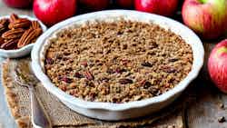 Raw Apple And Pecan Crumble