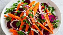 Raw Carrot And Beetroot Salad