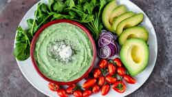 Raw Spinach And Avocado Dip