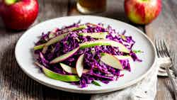 Red Cabbage And Apple Slaw