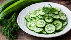 Refreshing Cucumber and Dill Salad (Uborkasaláta)