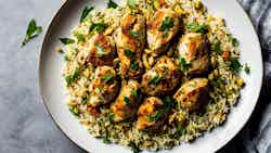 Riz Bi Djaj (lebanese Chicken And Rice With Pine Nuts)