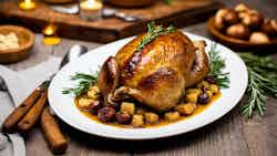 Roast Goose With Chestnut Stuffing