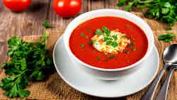 Romanian Tomato Soup (Ciorbă de Roşii)