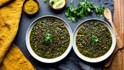 Sabzi Adas (assyrian Spinach And Lentil Stew)