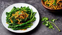 Saga Bhaja (Stir-fried Green Leafy Vegetables)
