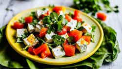 Salada De Queijo De Cabra E Papaia (goat Cheese And Papaya Salad)