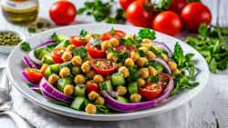 Salata (kurdish Chickpea Salad)