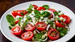Salata (tangy Tomato And Onion Salad)