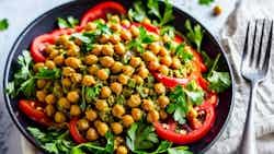 Salatat Hamra (algerian Spiced Chickpea Salad)