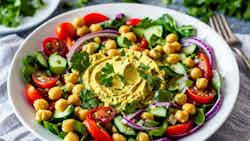 Salatet Hommus (lebanese Chickpea Salad)