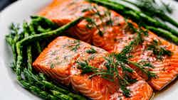 Salmon Gravlax With Dill