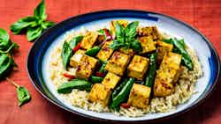 Salteado De Tofu Con Albahaca Tailandesa (thai Basil Tofu Stir-fry)