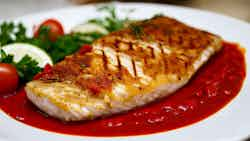 Sanga Fish (grilled Fish With Spicy Tomato Sauce)