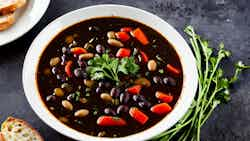 Santomean Black Bean Soup