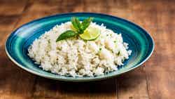 Santomean Coconut And Lime Rice