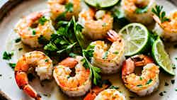 Santomean Coconut And Lime Shrimp