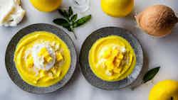 Santomean Coconut And Mango Sorbet