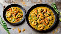 Santomean Coconut Shrimp Curry