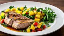 Santomean Grilled Tuna With Mango Salsa