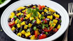 Santomean Plantain And Black Bean Salad