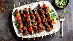 Santomean Spiced Beef Skewers