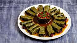 Sarma (albanian Stuffed Grape Leaves)