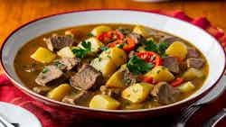 Savory Lamb and Potato Stew (Toyugun Shorbası)
