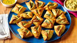 Savory Pastry Puffs With Spiced Filling (karonga Curry Puffs)