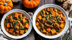 Savory Pumpkin and Chestnut Stew (Çorba)