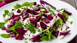 Savory Yogurt and Beetroot Salad (Pomidor Salatı)