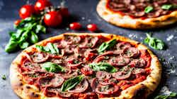 Savustettu Poropizza (smoked Reindeer Pizza)