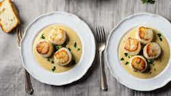 Scallops In Creamy Sauce (coquilles Saint-jacques)