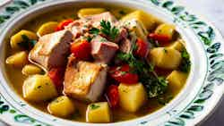 Seafood Symphony: Marmitako (basque Fisherman's Stew) With Fresh Tuna And Potatoes