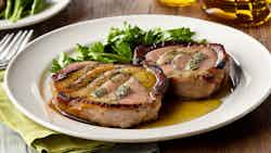 Senfglasierter Schweinekoteletts (mustard-glazed Pork Chops)