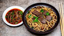 Shaanxi La Tiao Zi (shaanxi Style Spicy Beef Noodles)