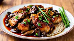 Shandong Style Braised Chicken With Mushrooms