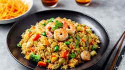Shandong Style Fried Rice With Shrimp And Vegetables