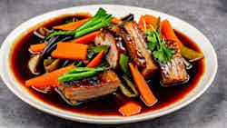 Shanghai Style Braised Pork Belly with Preserved Vegetables (上海梅菜红烧肉)