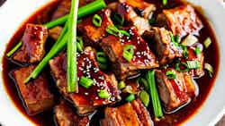 Shao Pai Gu (stewed Pork Ribs With Taro)